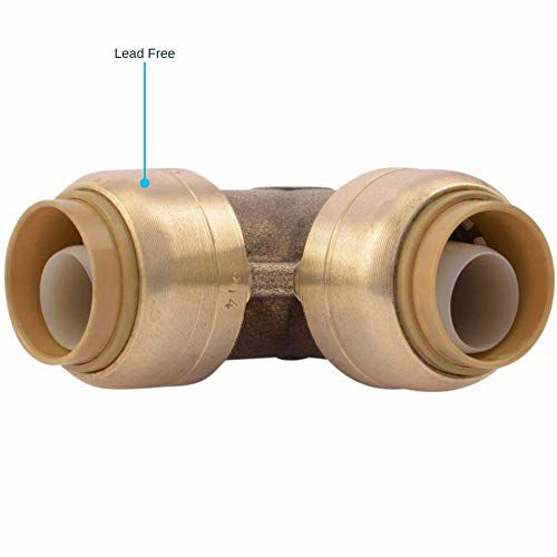 GetUSCart SharkBite U256LFA 90 Degree Elbow Plumbing Pipe Connector 3/