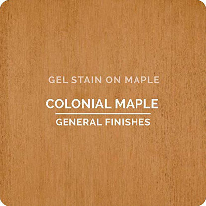 Picture of General Finishes Oil Base Gel Stain, 1 Quart, Colonial Maple