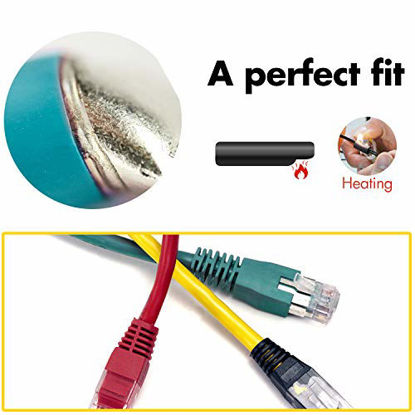 Picture of Young4us 6 Pack 3/4'' Heat Shrink Tube 3:1 Adhesive-Lined Heat Shrinkable Tubing 6 Color 1.3Ft