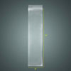 Picture of SNL Quality Zip Lock Reclosable Clear Disposable Plastic Bags, Strong | 3" X 12" - 2 MIL - 100 Bags