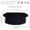 Picture of OxGord Windshield Snow Cover Ice Removal Wiper Visor Protector - All Weather Winter Summer Auto Sun Shade for Cars, Trucks, Vans and SUVs Stop Scraping with a Brush or Shovel