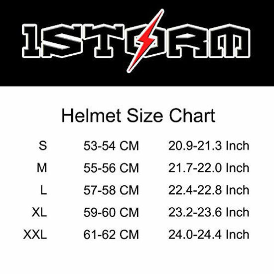 Picture of 1Storm Dual Sport Motorcycle Motocross Off Road Full Face Helmet Dual Visor Matt Black, Size XL