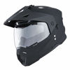 Picture of 1Storm Dual Sport Motorcycle Motocross Off Road Full Face Helmet Dual Visor Matt Black, Size XL