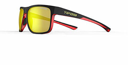 Picture of Tifosi Optics Swick Sunglasses (Crimson-Raven, Smoke Yellow)