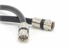 Picture of 15' Feet, Black RG6 Coaxial Cable (Coax Cable) with Connectors, F81 / RF, Digital Coax - AV, Cable TV, Antenna, and Satellite, CL2 Rated, 15 Foot