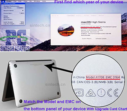 Picture of Sintech M.2 NGFF SSD 18Pin Adapter Card for Upgrade 2010-2011 Year MacBook Air