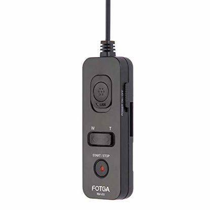 Picture of Fotga 39.4Inch Remote Commander Control Shutter Release Cord Cable for Sony A9 A7 A7S A7R II III IV A6100 A6400 A6500 A6600 6300 RX100 VII M7 RX100M6 M4 M5 RX10M3 M4 A77II A99II FDR-AX700 as RM-VPR1