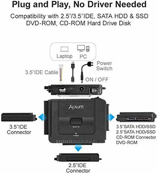 Usb to ide sata 2.5 deals 3.5 hard disk hdd cable converter