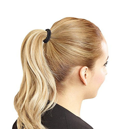 Picture of REVLON Extra Thick Black Hair Elastics, 15 Count