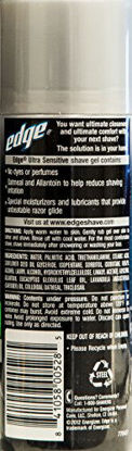 Picture of Edge Ultra Sensitive Shave Gel for Men, Protects Against Shaving Irritation, 7oz (6 Pack)