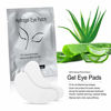 Picture of 100 Pairs Under Eye Pads, Eyelash Extension Eye Pads, 100% Natural Hydrogel Eye Patch Lash Gel Pad for Eyelash Extensions supplies, Beauty Makeup Eye Mask Kit