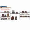 Picture of Simple Houseware 3-Tier Shoe Rack Storage Organizer, Grey