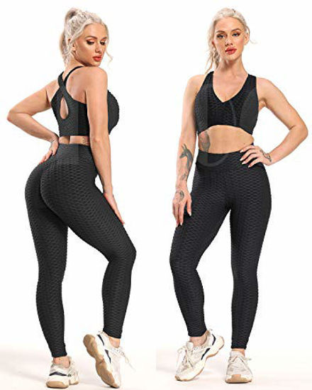 SENBAN Women Scrunch Workout Leggings: Butt Lifting Botswana - View #8