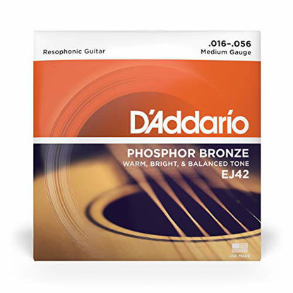 Picture of D'Addario Electric Guitar Strings (EJ42), Resophonic, 16-56