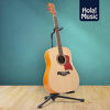 Picture of Universal Guitar Stand by Hola! Music - Fits Acoustic, Classical, Electric, Bass Guitars, Mandolins, Banjos, Ukuleles and Other Stringed Instruments - Black