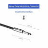 Picture of Dekomusic 2Pack 6 ft 1/4" to 1/4" Speaker Cables, True 12AWG Patch Cords, 1/4 Male Inch DJ/PA Audio Speaker Cable 12 Gauge Wire.