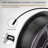 Picture of PLA 3D Printer Filament, SUNLU PLA Filament 1.75mm, Dimensional Accuracy +/- 0.02 mm, 1 kg Spool, 1.75mm, PLA Black