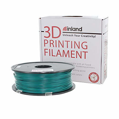 Picture of Inland 2.85mm Green PLA 3D Printer Filament - 1kg Spool (2.2 lbs)