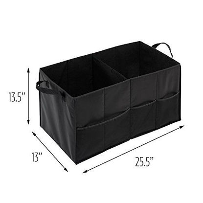 Picture of Honey-Can-Do Folding Car Trunk Organizer, Black