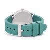 Picture of Speidel Scrub Watch for Medical Professionals with Teal Silicone Rubber Band - Easy to Read Timepiece with Red Second Hand, Military Time for Nurses, Doctors, Surgeons, EMT Workers, Students and More
