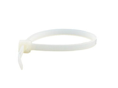 Picture of MightyTie MT81209 9.0-Inch Cable Ties, 100-Count, 120 Pound (Natural White)