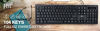 Picture of Rii RK907 Ultra-Slim Compact USB Wired Keyboard for Mac and PC,Windows 10/8 / 7 / Vista/XP (Black)