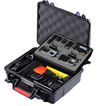 Picture of Smatree SmaCase GA500 Floaty/Water-Resist Hard Case Compatible for GoPro Hero 9,8,7,6,5,4,3 Plus, 3, 2, 1,GoPro Hero (2018),DJI Osmo Action (Camera and Accessories Not Included)