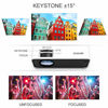Picture of 1080p Projector for Outdoor Movie,SMONET Portable Movie Mini Projector HD Supported for Outdoor Indoor Use,Home Theater Video LED LCD Projector Compatibale with TV Stick Laptops PC PS4 HDMI USB HML