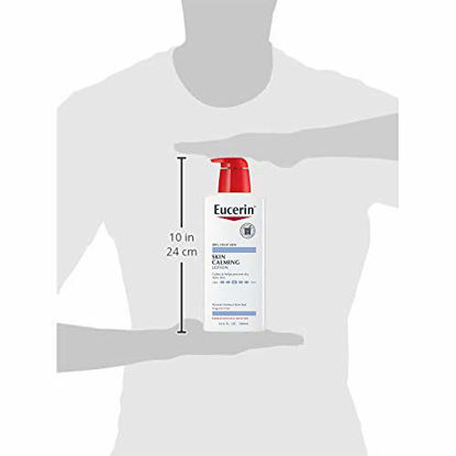 Picture of Eucerin Skin Calming Lotion - Full Body Lotion for Dry, Itchy Skin, Natural Oatmeal Enriched - 16.9 fl. oz Pump Bottle