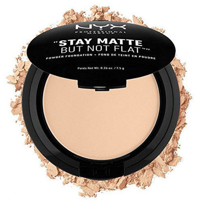 Picture of NYX PROFESSIONAL MAKEUP Stay Matte But Not Flat Powder Foundation, Nude Beige