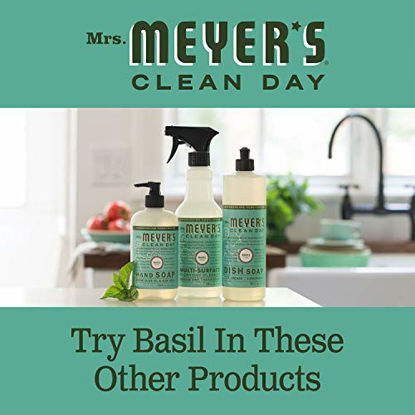 Picture of Mrs. Meyer's Clean Day Scented Soy Aromatherapy Candle, 35 Hour Burn Time, Made with Soy Wax, Basil, 7.2 oz- Pack of 2