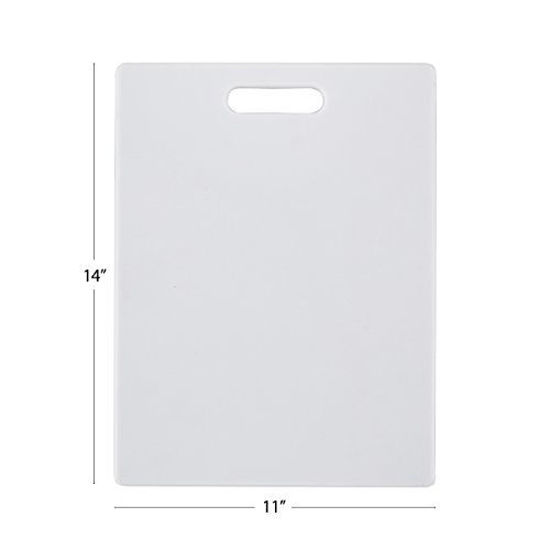 Picture of Farberware Plastic Cutting Board, 11-inch by 14-inch, White