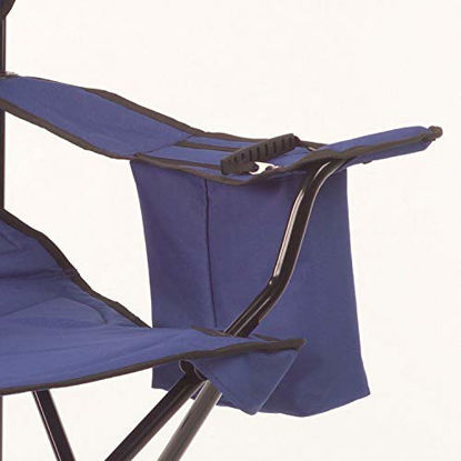 Picture of Coleman Cooler Quad Portable Camping Chair, Blue