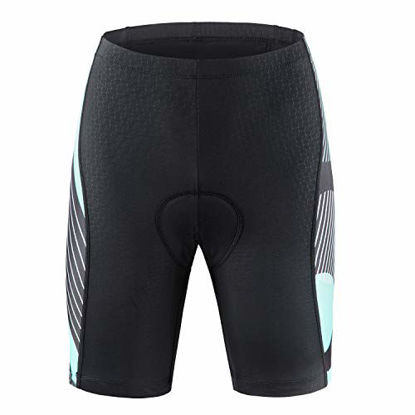 Picture of beroy Womens Bike Shorts with 3D Gel Padded,Cycling Women's Shorts (S, Green)