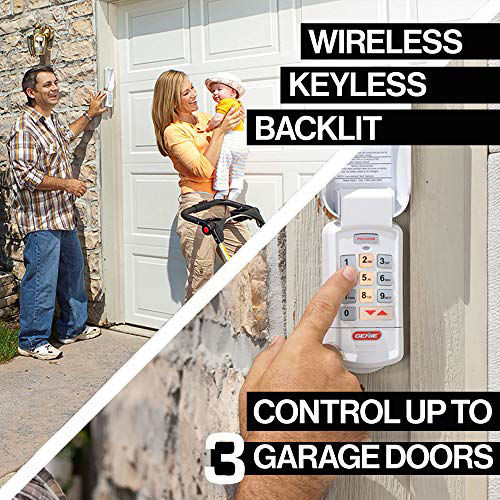GetUSCart Genie Garage Door Opener Wireless Keyless Keypad Safe
