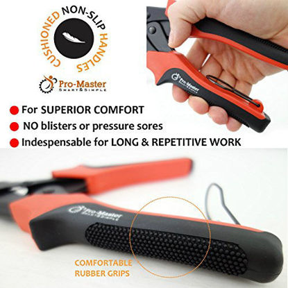Picture of Leather Hole Punch Set for Belts, Watch Bands, Straps, Dog Collars, Saddles, Shoes, Fabric, DIY Home or Craft Projects. Super Heavy Duty Rotary Puncher, Multi Hole Sizes Maker Tool