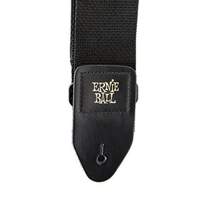 Picture of Ernie Ball Black Polypro Guitar Strap (P04037)
