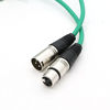 Picture of Dremake 3Pin XLR Male to XLR Female Microphone Cable Professional for Recording, Mixing and Lighting Equipment - 40 Foot/Green