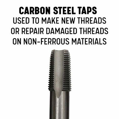 Picture of Drill America - POU1/2NPTW/DRILL 1/2" Carbon Steel NPT Pipe Tap and 23/32" High Speed Steel Drill Bit Set, POU Series