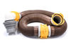 Picture of Camco 39625 Revolution 20' Sewer Hose Kit with 360 Degree Swivel Fittings and 4-in1 Elbow Adapter, Ready to Use Kit with Hose and Adapter