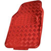 Picture of BDK Universal Fit 4-Piece Metallic Design Car Floor Mat - (Red) (MT-641-RD)