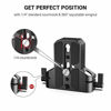Picture of SMALLRIG Camera Base Plate with Rod Rail Clamp for Sony A6500 A6600, for Panasonic GH5, Sony A7 Series, etc, Both for Cameras & Cages -1674