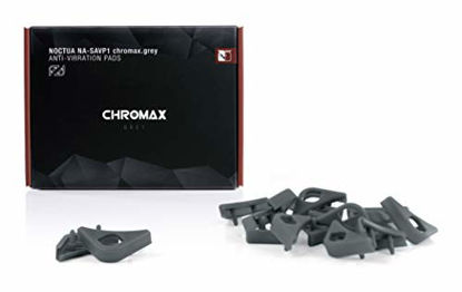 Picture of Noctua NA-SAVP1 chromax.Grey, Anti-Vibration Pads for 120/140mm Fans (16-Pack, Grey)