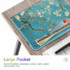 Picture of Fintie Case for iPad Air 4 10.9 Inch 2020 with Pencil Holder, Multi-Angle Viewing Cover [Supports Pencil 2nd Gen Charging] with Pocket, Auto Sleep/Wake for iPad Air 4th Generation, Blossom