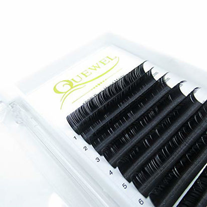 Picture of Eyelash Extension Supplies 0.20 D Curl Length 12mm Best Soft |Optinal Thickness 0.03/0.05/0.07/0.10/0.15/0.20 C/D Curl Single 6-18mm Mix 8-14mm|