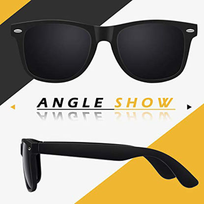 Picture of Polarized Sunglasses for Men Driving Sun glasses Shades 80's Retro Style Brand Design Square