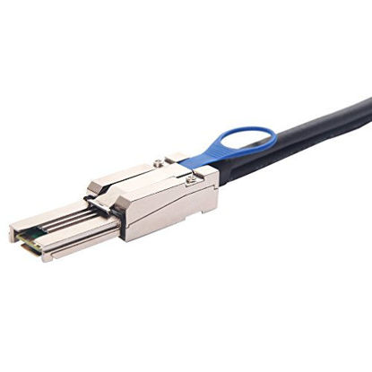 Picture of 10Gtek External Mini SAS HD SFF-8644 to Mini SAS SFF-8088 Hybrid Cable, 1-Meter(3.3ft)