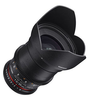 Picture of Samyang SYDS35M-NEX VDSLR II 35mm T1.5 Wide-Angle Cine Lens for Sony Alpha E-Mount Cameras (FE)