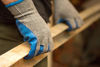 Picture of G & F Products - 3100S-10 120 Pairs Small Rubber Latex Double Coated Work Gloves for Construction, gardening gloves, heavy duty Cotton Blend Blue