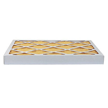 Picture of FilterBuy 17x25x2 MERV 11 Pleated AC Furnace Air Filter, (Pack of 4 Filters), 17x25x2 - Gold